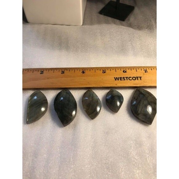 Labradorite Cabochon Lot - 5 cabs #3 - Picture 8 of 8